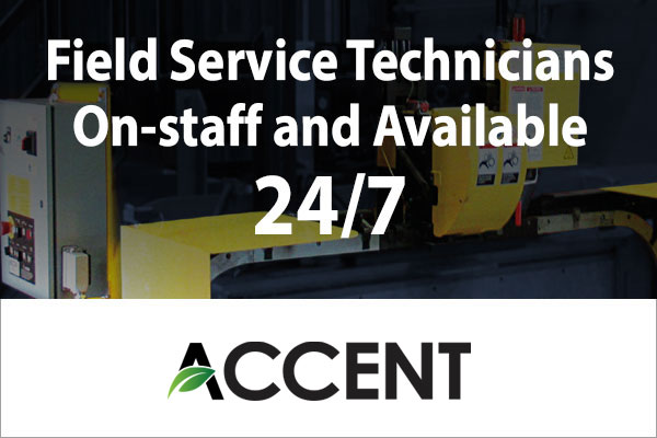 Field Service Technicians On-staff and Available 24/7